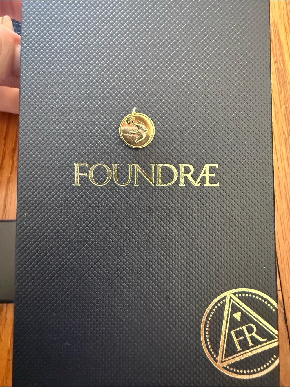 Foundrae 18K Gold Baby Medallion